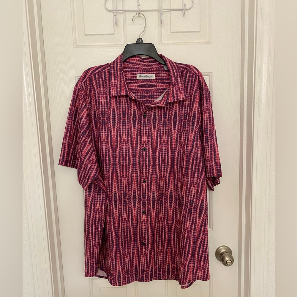 Maroon Tommy Bahama Button Up - Size XXL